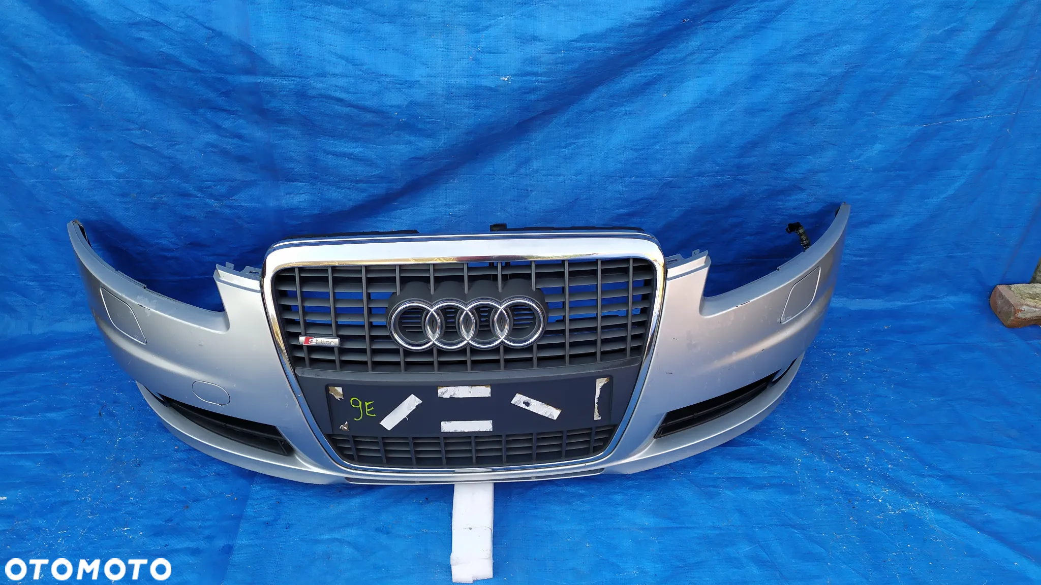 Zderzak przód przedni kompletny AUDI A6 C6 SLINE S-LINE  SPRYSKI XENON wysyłka - 4