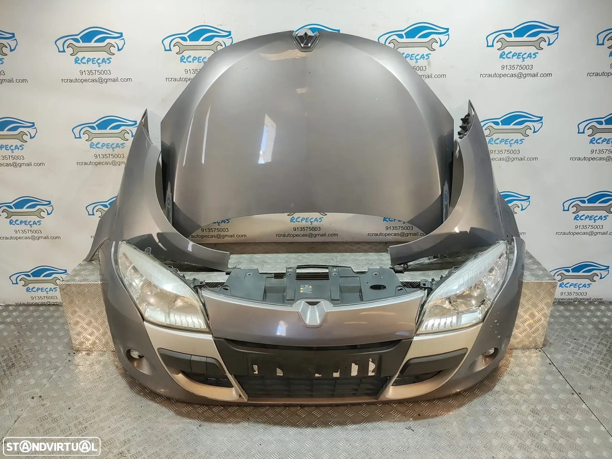 Frente completa Renault Megane 3 Coupe - Parachoques | Parachoque | Radiador | Radiadores | Guarda Lamas | Lama | Capot | Capo | Fibra | Reforço | Otica | Otica | Grelhas - 9