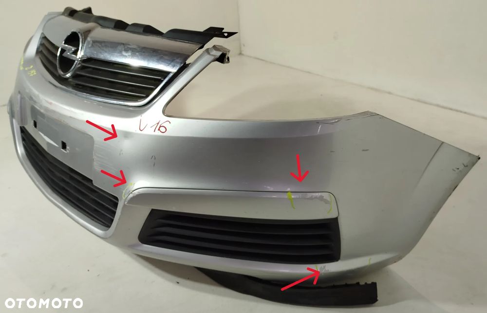 zderzak przedni przód grill OPEL ZAFIRA B LIFT 08-12 Z157 - 2