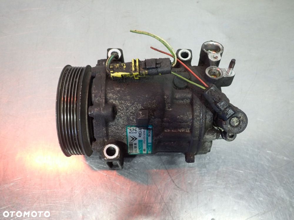 SPRĘŻARKA KLIMATYZACJI PEUGEOT 407 SW  9656572480   07805101561 - 2