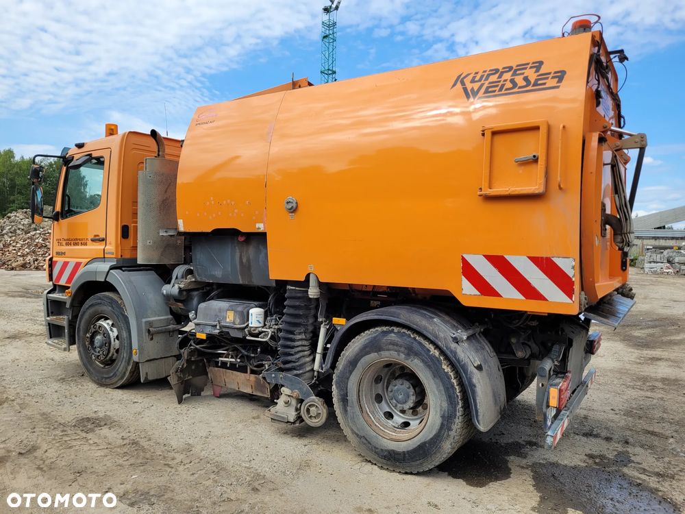 Mercedes-Benz AXOR Zamiatarka drogowa Johnston, Kupper Weisser - 13