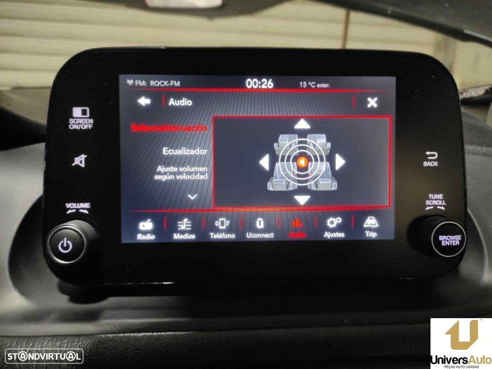 TELA/ECRÃ MULTIFUNÇÕES FIAT TIPO II (357) FAM MIRROR - 12