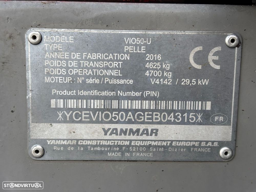 Yanmar VIO50 VI050 - 22
