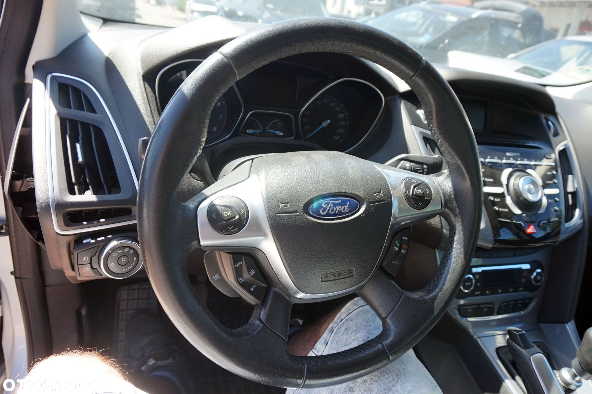 KIEROWNICA SKÓRZANA SKÓRA FOCUS III MK3 AM51-3600-DF3ZHE FORD 2010-2014 - 3