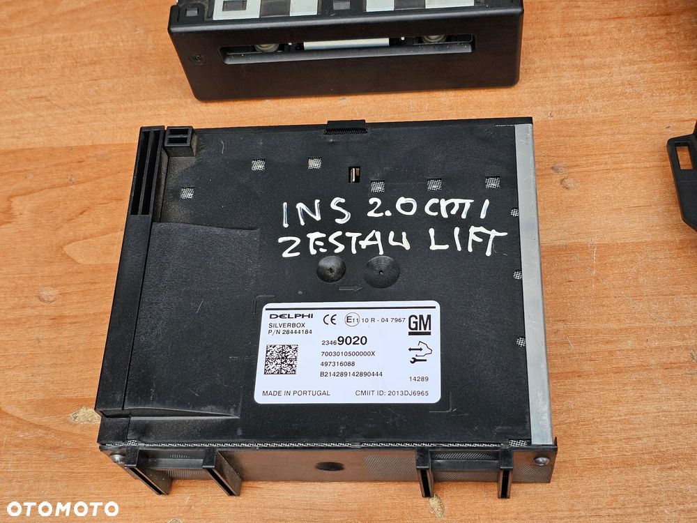 RADIO NAWIGACJA WYŚWIETLACZ KOLOROWA KOMPLET OPEL INSIGNIA A PO LIFT 2.0 HMI 23474779 26202389 - 7