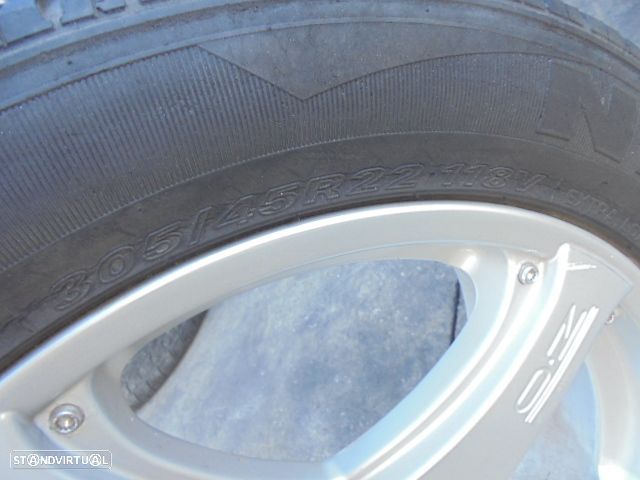 Jogo De Jantes Jgjant1208 MERCEDES W463 2002 G400CDI 250CV 5P AZUL 52 10Jx22 5X130 82.9MM OZ RACING CANYON ST 22 COM PNEUS - 4