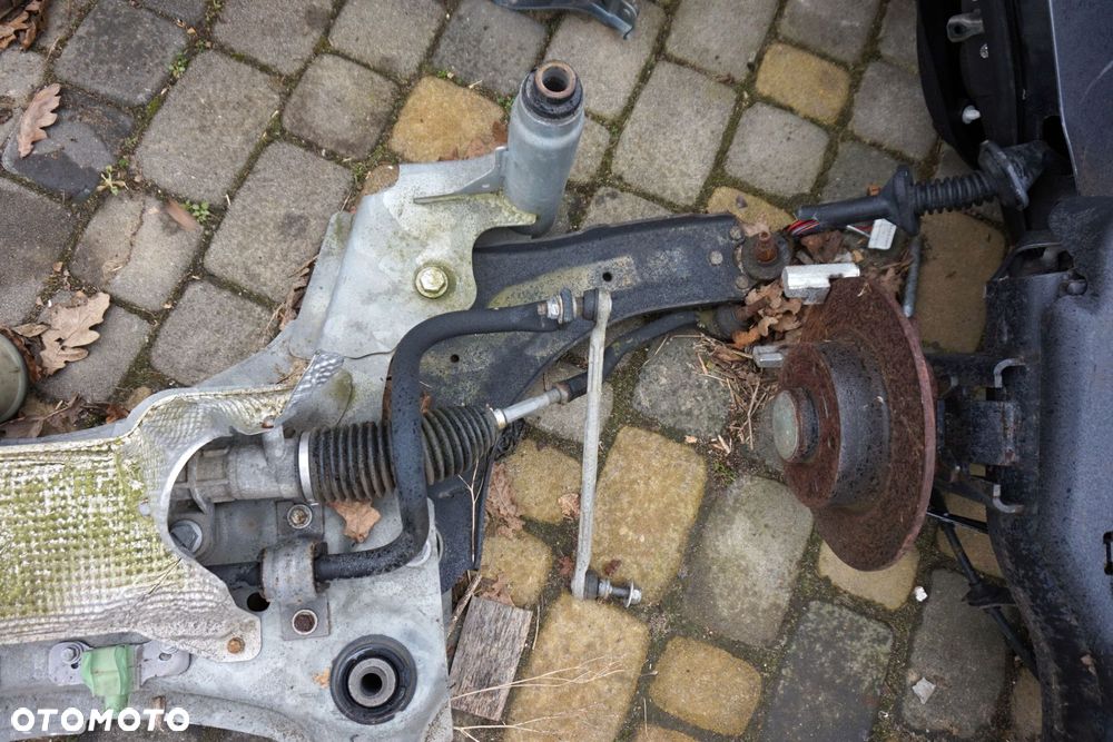 ŁAWA SANKI WÓZEK TRAWERS MEGANE III PH1 WAHACZE RENAULT 2008-2010 BELKA PRZEDNIA - 2