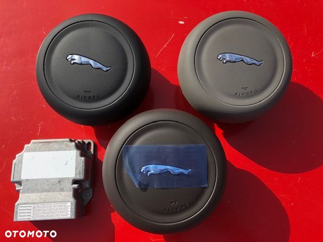 JAGUAR E-PACE DESKA KONSOLA KOKPIT PULPIT PÓŁKA PARAPET AIRBAG PODUSZKI POWIETRZNE KIEROWCY PASAŻERA oryginał wymiana AIRBAG PASY Raz2 !!! - 5