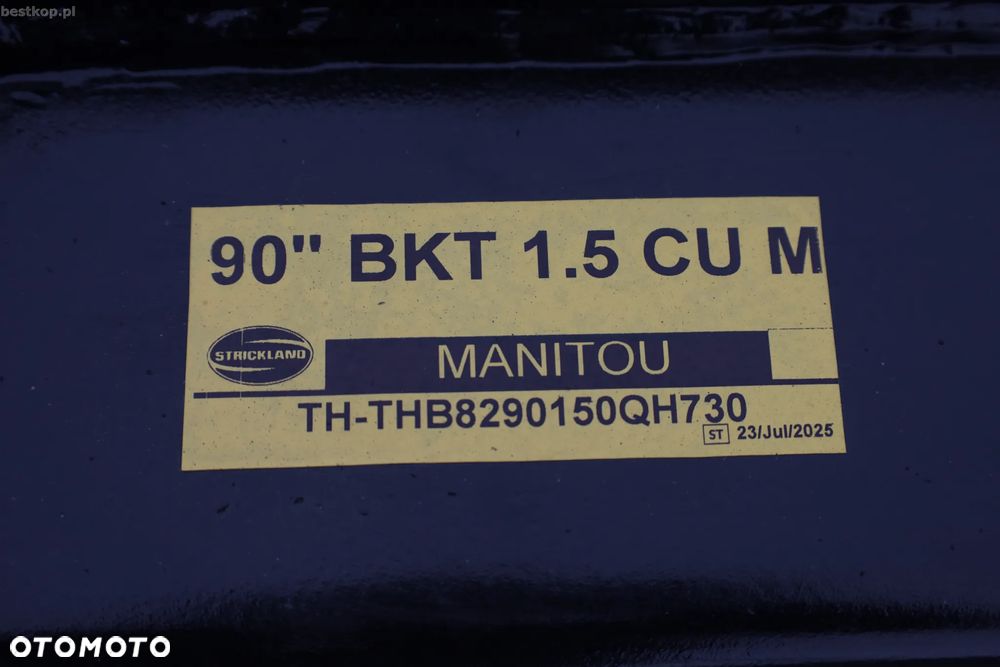 Łyżka ładowarkowa z dwustronnym lemieszem | Manitou | Q-Fit | 1.5 m3 | 230cm | - 17