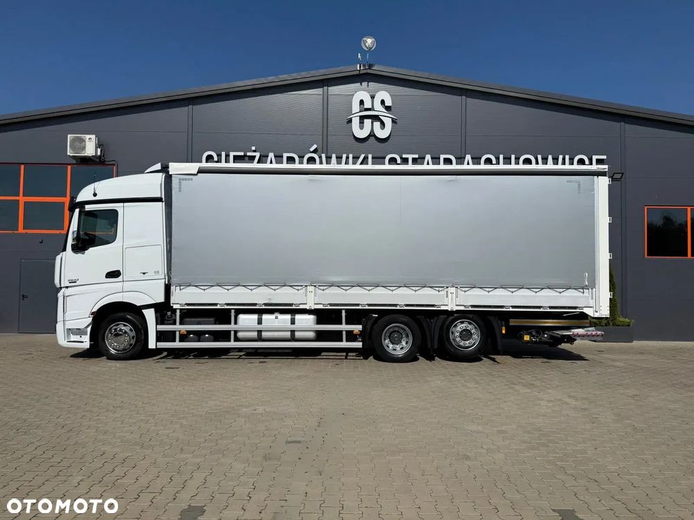 Mercedes-Benz Actros 2542 / E6 / burto-firanka 8,5 m + winda / 21Epal / z Niemiec / sypialka plandeka firana skrzynia - 3
