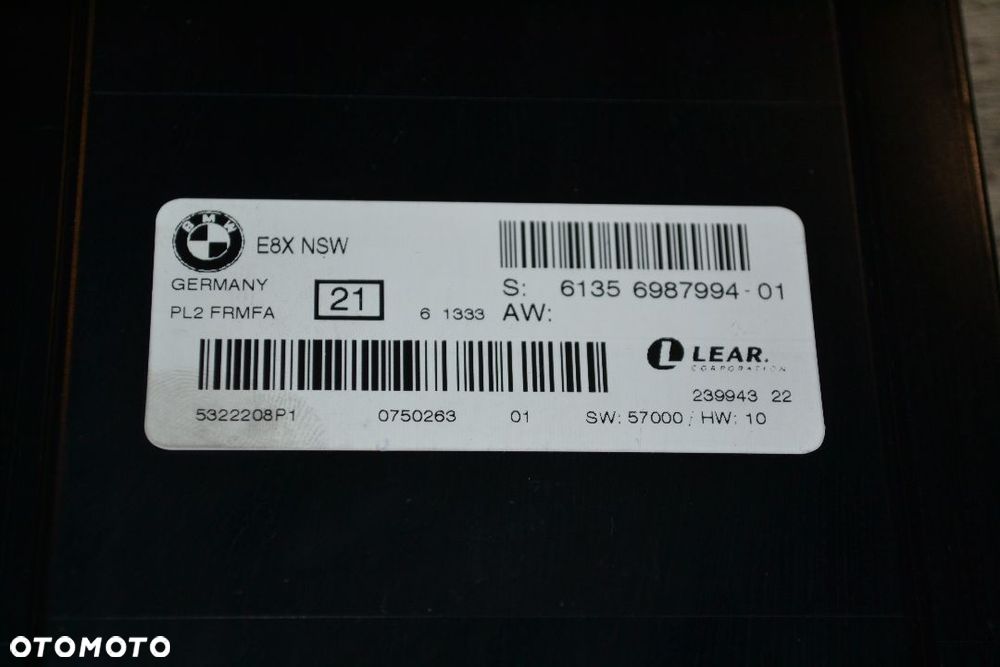 BMW E81 E82 E87 E88 E90 E92 STEROWNIK MODUŁ ŚWIATEŁ 6987994 - 2