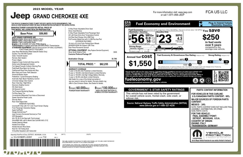 Jeep Grand Cherokee 2.0 4xe Automatik Limited - 36