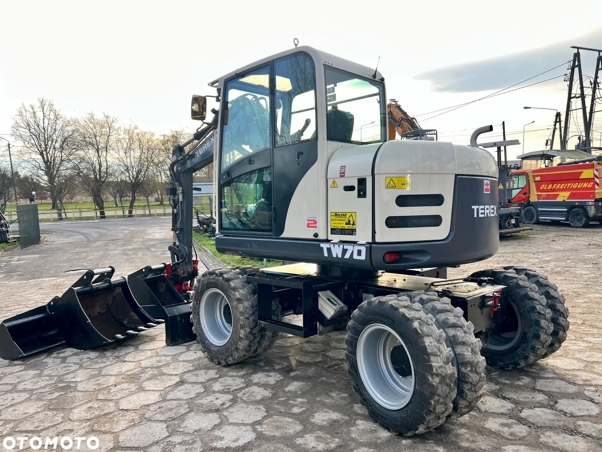 Terex koparka kołowa TW70 3 ŁYŻki + widły, Rototilt, 5000mtg - 7