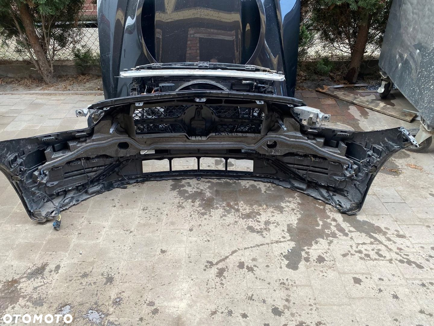 ZDERZAK MASKA LAMPY PAS PRZEDNI CHŁODNICE MERCEDES C KLASA W206 PAKIET AMG - 5