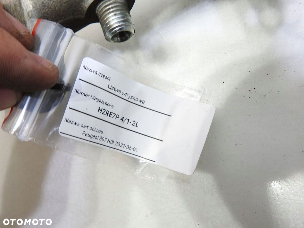 LISTWA WTRYSKOWA PEUGEOT 307 2.0 HDI 0445214019 - 9