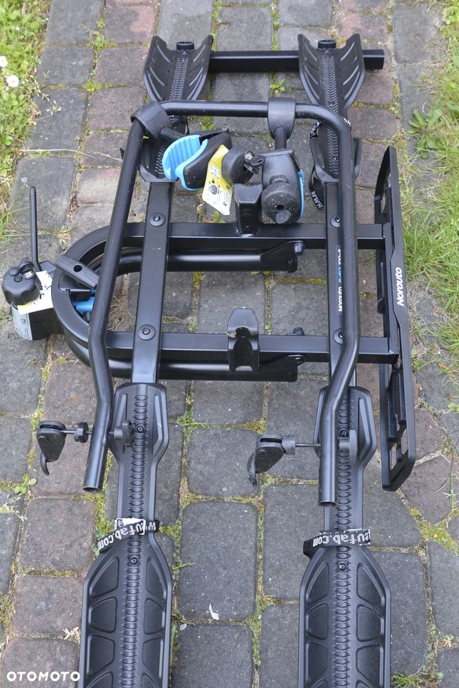 Bagażnik rowerowy na hak holowniczy NORAUTO E-FIT 100-2 na 2 rowery kompatybilny z rowerem elektrycznym - 3