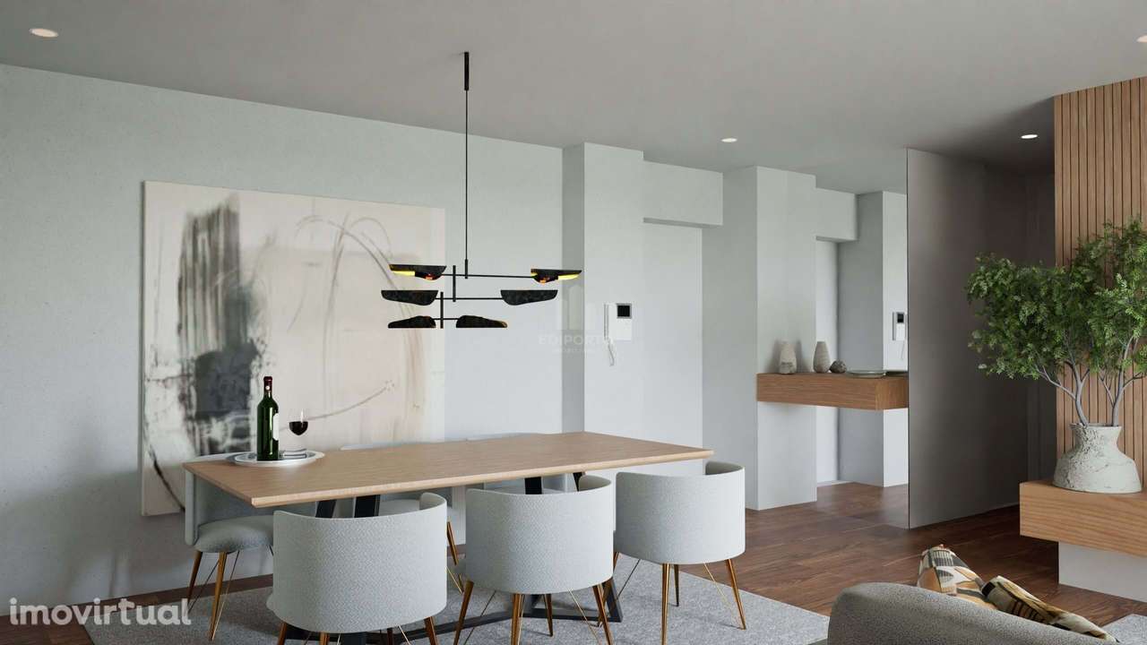 Apartamento T2 com terraço e garagem para 2 carros - Vila Nova de Gaia - Grande imagem: 3/53