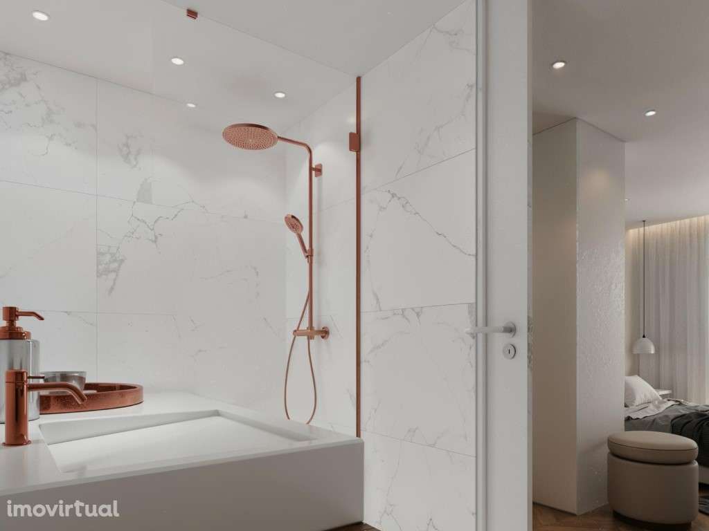 Apartamento T3 novo, com varanda e parqueamento, em Matosinhos. - Grande imagem: 5/29