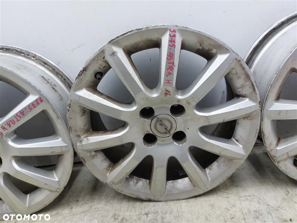 Alufelgi FELGI ALUMINIOWE Opel Astra H III ZAFIRA B6.5X16 4X100 ORYGINAŁ - 11