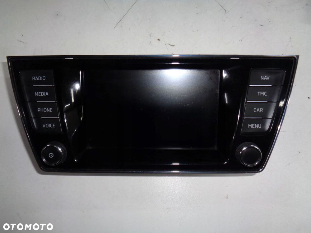 fabia iii rapid radio nawigacja wyświetlacz ekran 6v0919604c - 1