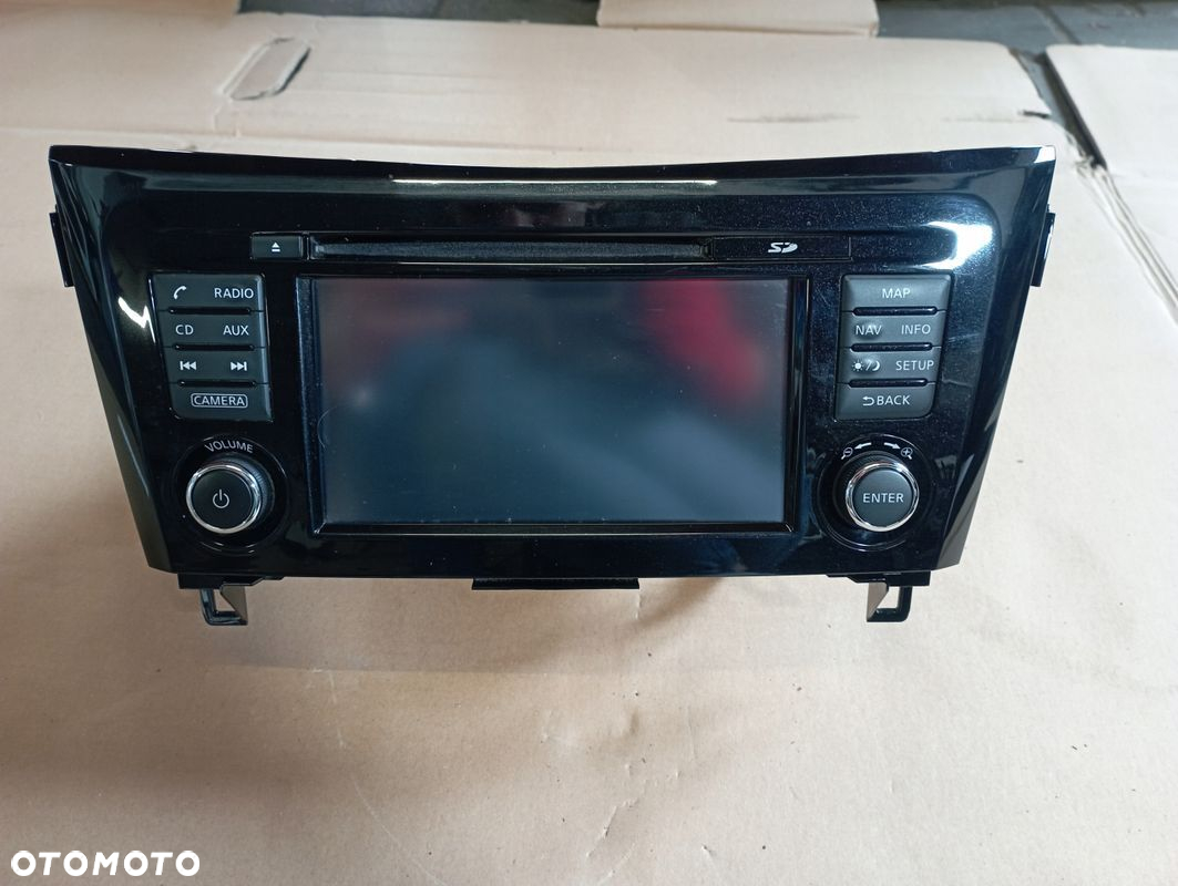 NISSAN QASHQAI II 2 J11 WYŚWIETLACZ EKRAN MONITOR RADIO 259154ET2A - 2