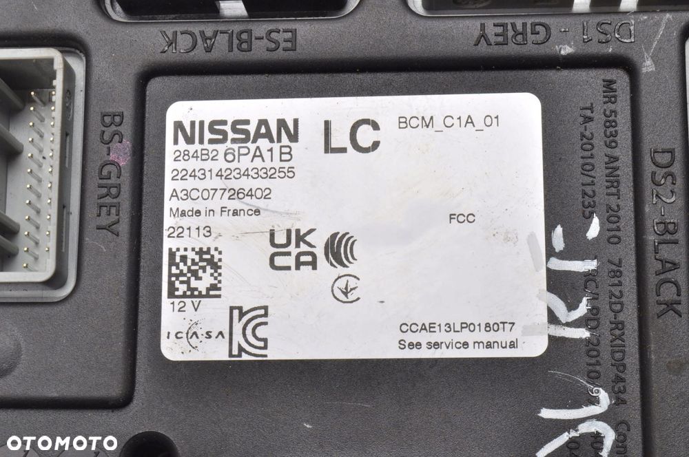 NISSAN JUKE II F16 KOMPUTER MODUŁ STEROWNIK BCM 284B2-6PA1B - 3