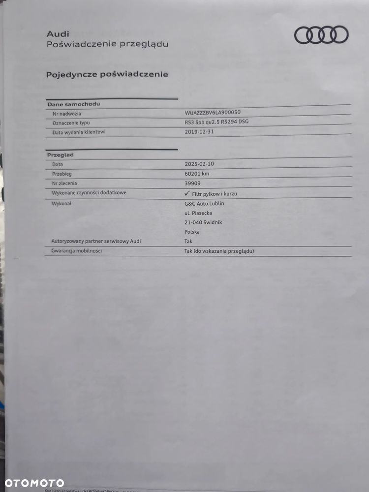 Audi RS3 Sportback 2.5 TFSI GPF Quattro S tronic - 28