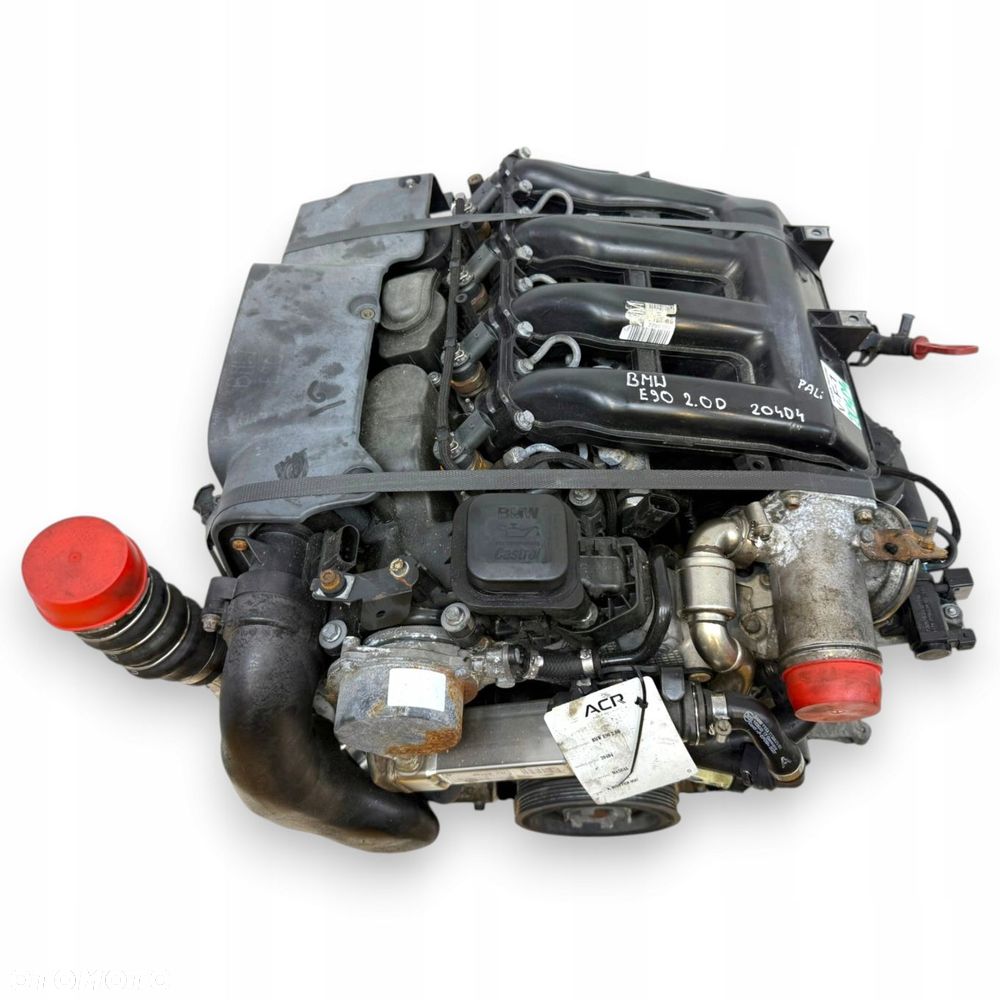 SILNIK M47D20 BMW E90 E91 E92 2.0 D DIESEL 204D4 diesel kompletny 149 012km - 3