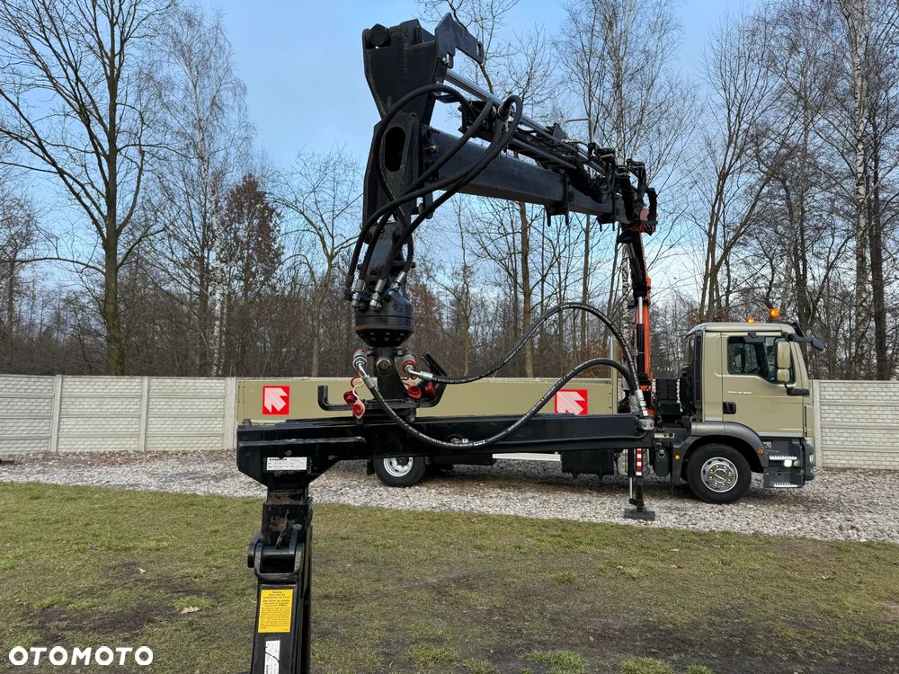 MAN TGS TGL * 4x2* *TGM 15.250 + DŻWIG KRAN HDS ATLAS 96.3E  WYSÓW 10,2m* Kran* Sterowanie Radiowe* ROTATOR* Widły do PALET* + Skrzynia 6.5m* 111000km - JAK NOWY* z NIEMIEC - 3
