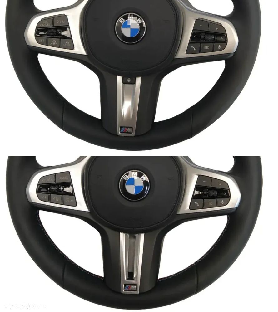 BMW F40 G20 G21 G22 G23 KIEROWNICA MULTIFUNKCYJNA SKÓRA TEMPOMAT ASYSTENT PASA RUCHU  NOWA - 1
