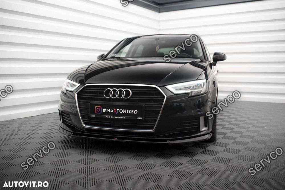 Prelungire bara fata Audi A3 Sportback 8V 2016-2020 v23 Maxton Design - 4
