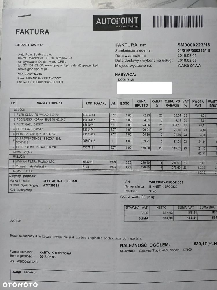 Opel Astra 1.4 T Executive S&S EU6 - 40