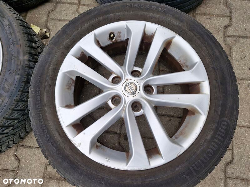 qashqai 2 ii j11 x-trail felgi aluminiowe alufelgi 17 cali 5x114.3 et40 - 6