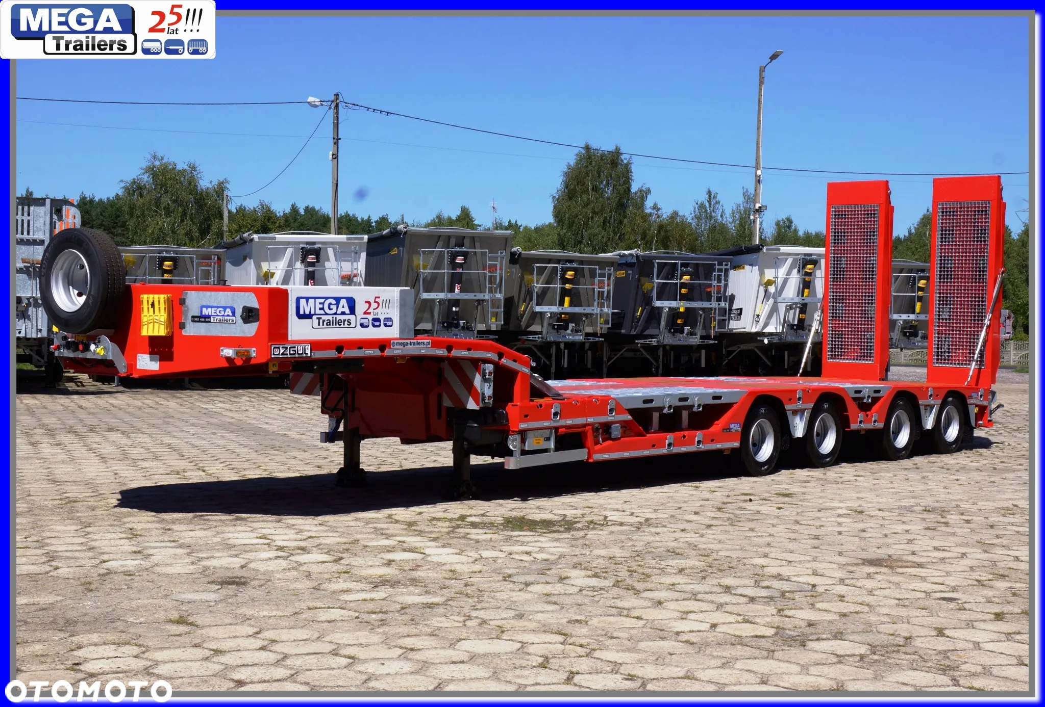 Mega Niskopodwoziowa 70 T DMC Kombajny, maszyny budowlane 18,60 m długości !!! - 4
