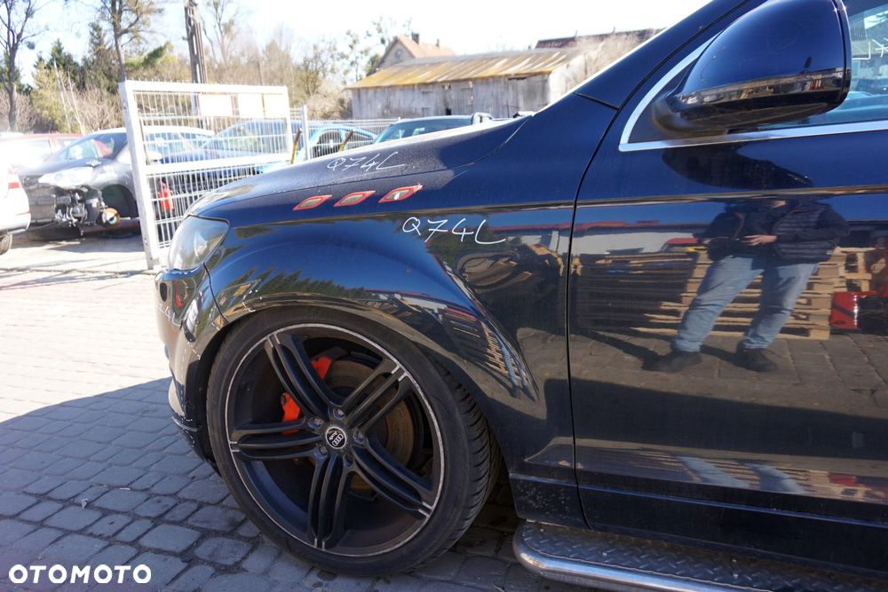 MASKA ZDERZAK BŁOTNIKI LAMPY Q7 4L LIFT LZ5Q  AUDI 2009-2015 CZARNY PRZÓD KOMPLETNY - 10
