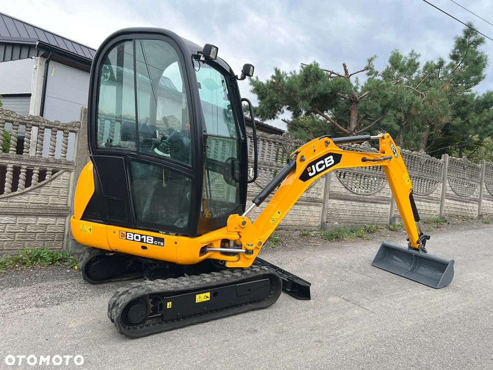JCB 8018 CTS | Minikoparka JCB 8018 | 2 Tony | Rozsuwane Gąsienice | Stan IDEALNY | Mini Koparka | - 12