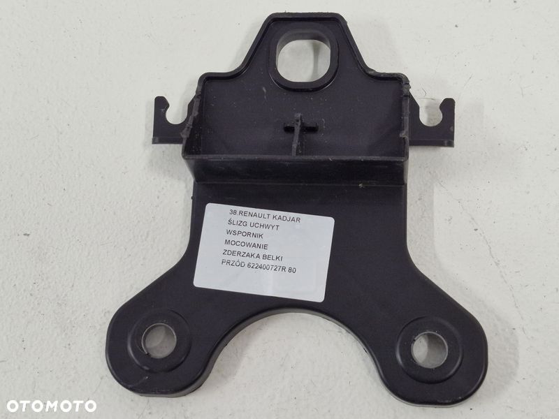 RENAULT KADJAR ŚLIZG UCHWYT WSPORNIK MOCOWANIE ZDERZAKA BELKI PRZÓD 622400727R - 1