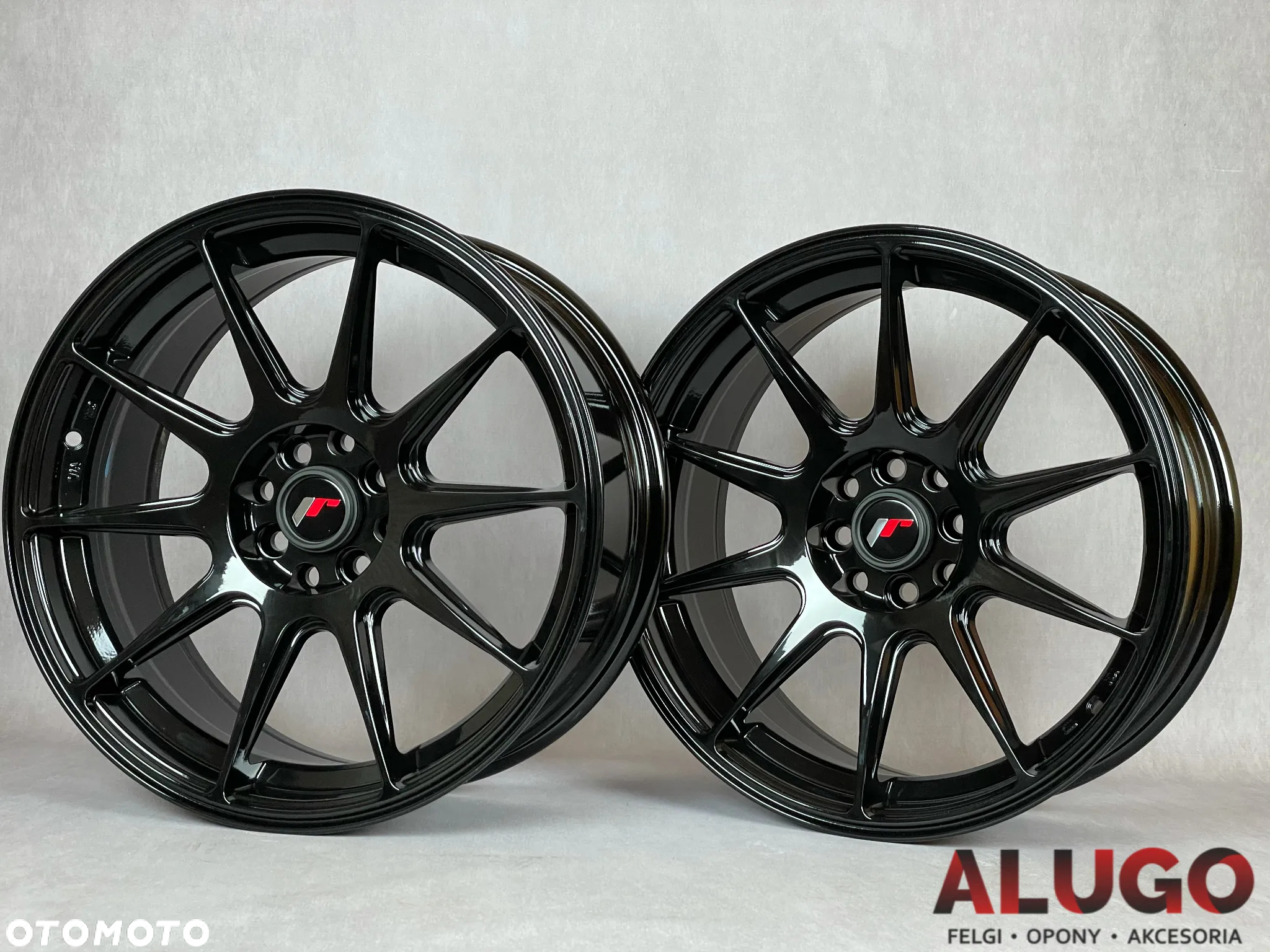 Alufelgi JR 18 5x114,3/120 Felgi BMW E32 E34 E38 E60 Nowe Czarne - 3