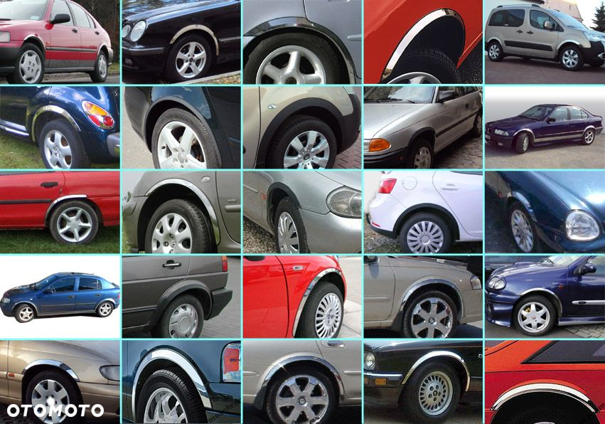 Listwy nakładki na błotniki AUDI BMW MERCEDES FIAT MAZDA VOLVO VW - 4