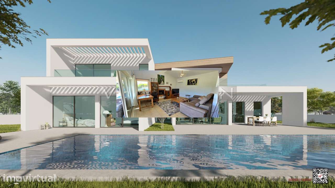 Terreno Urbano com Projeto Aprovado para Moradia T4 com Piscina no Mat - Grande imagem: 3/11