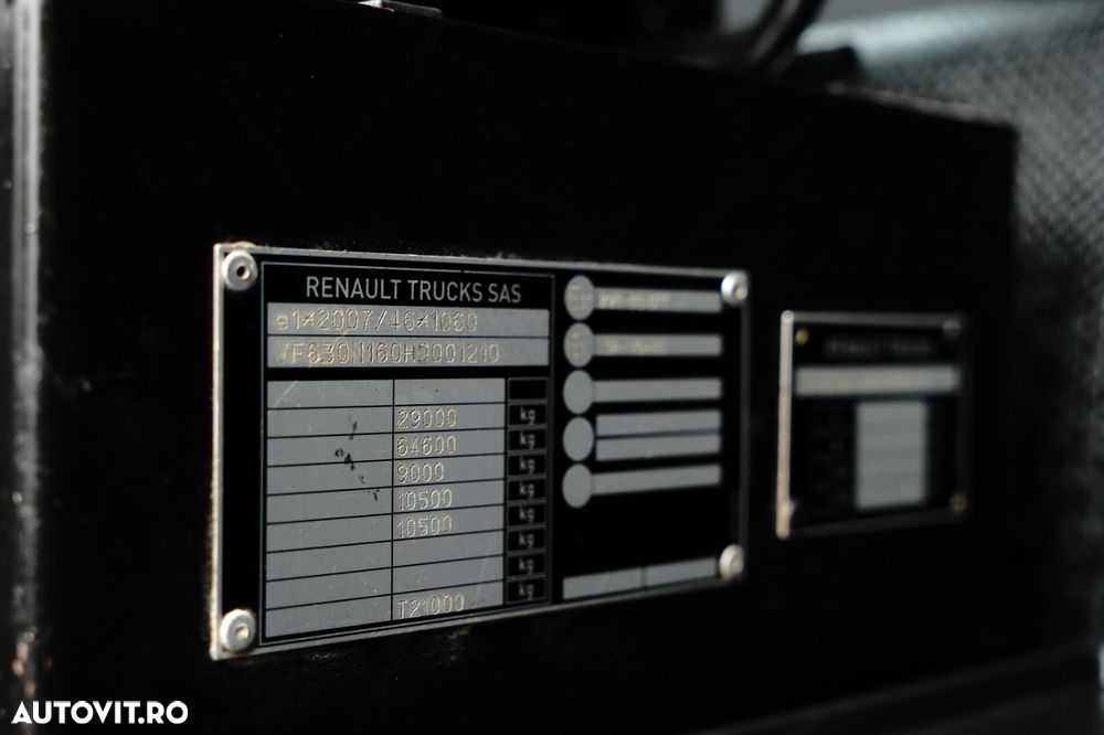 Renault C 430 / 6x4 / BASCUNĂ CU DOUĂ LATE / BASCUNĂ HIDRAULICĂ + HIAB 211 EP-3 HDS / EURO 6 / RADIOCOMANDĂ / ROTATOARE / CUPĂ - 34