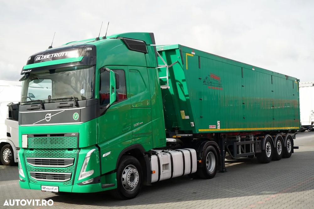 Volvo FH 500 / KIT / HIDRAULICĂ / RETARDER / I-SAVE / I-PARK COOL + BASCOLĂ KEMPF 60m3 / PUNȚĂ RIDICATĂ / 2021 - 2