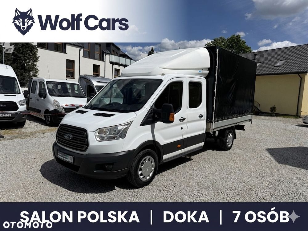 Ford Transit Doka Brygadowy Skrzynia Plandeka 7 os. 2.2 TDCI 125KM Salon Polska - 1