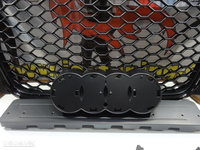Grelha frontal audi a3 8P 08-12 HATCHBACK / SPORTBACK / CABRIO RS3 look com suporte para simbolo - 5
