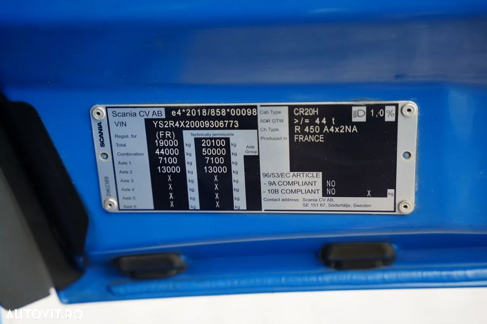 Scania R 450 / SISTEM HIDRAULIC / RETARDER / I-PARK COOL / JANTE DIN ALIAJ / EURO 6 - 39