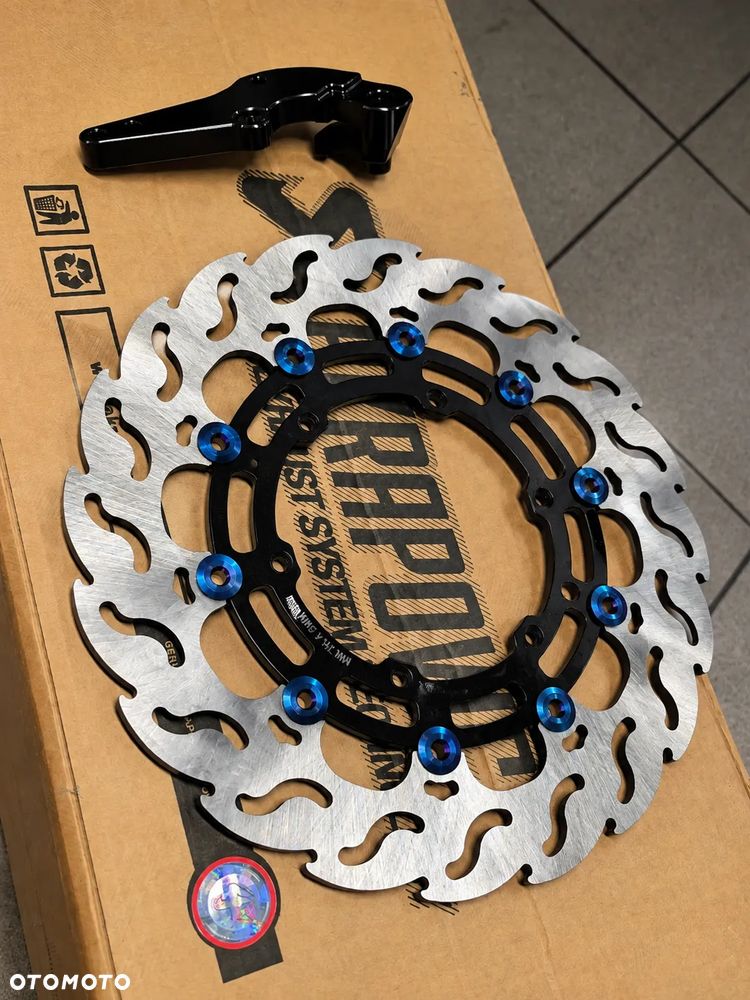 Sxf excf fe FC gas gas beta stark varg 320 Tarcza adapter supermoto motomaster ktm husqvarna gasgas sm koła - 2