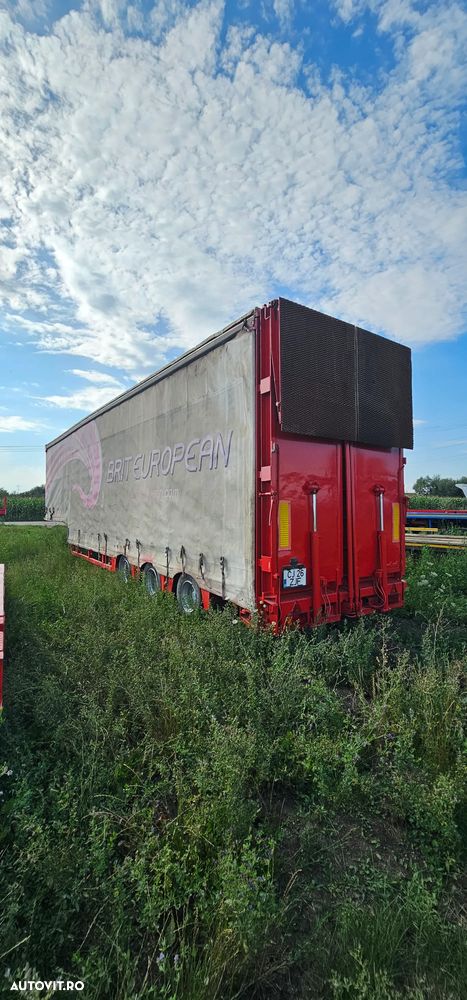 Nooteboom Trailer 3 axe cu prelată - 7