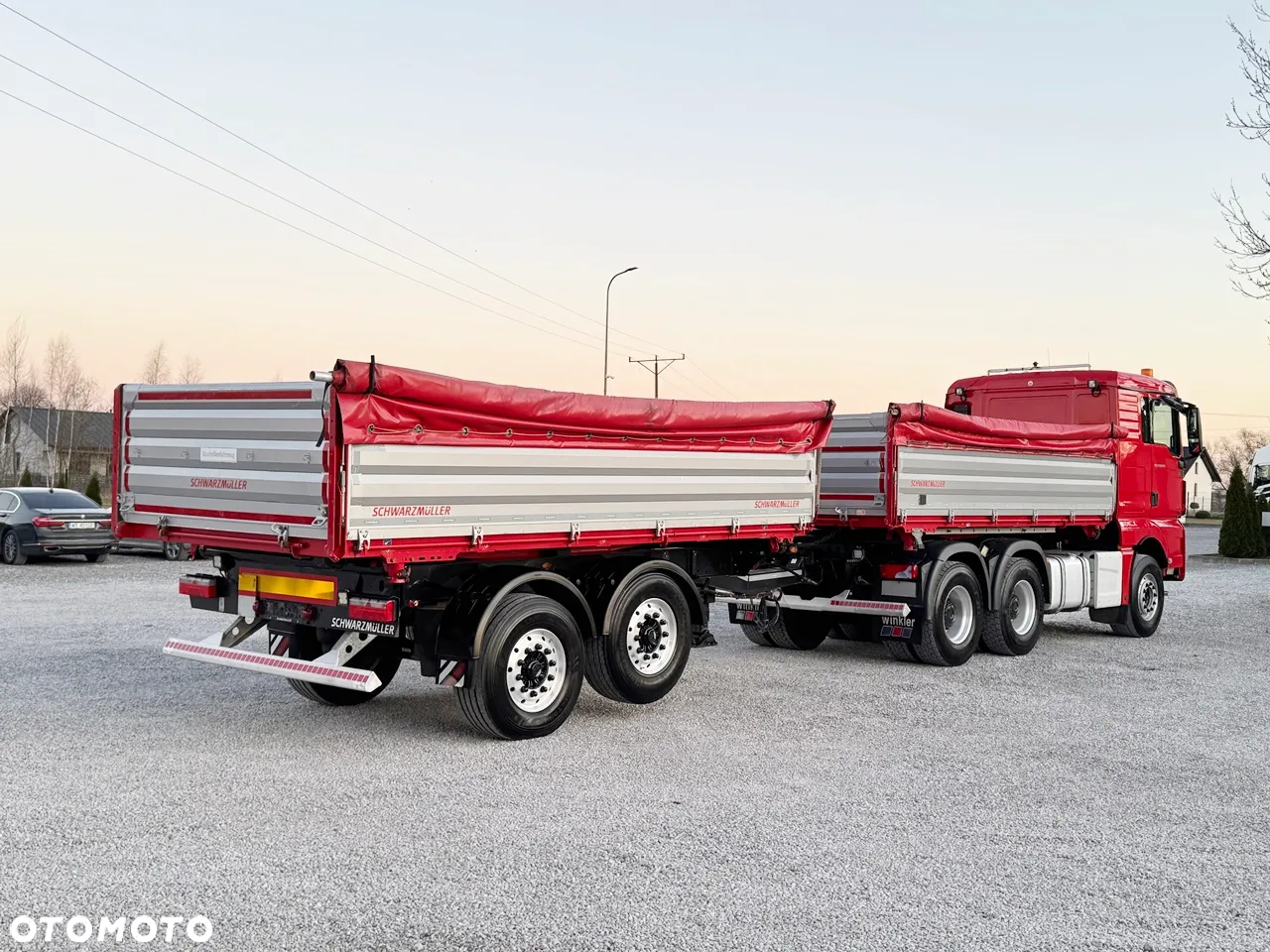 MAN TGX 26.500 / 6X4 / SCHWARZMULLER 3-STRONNY / Z NIEMIEC - 40