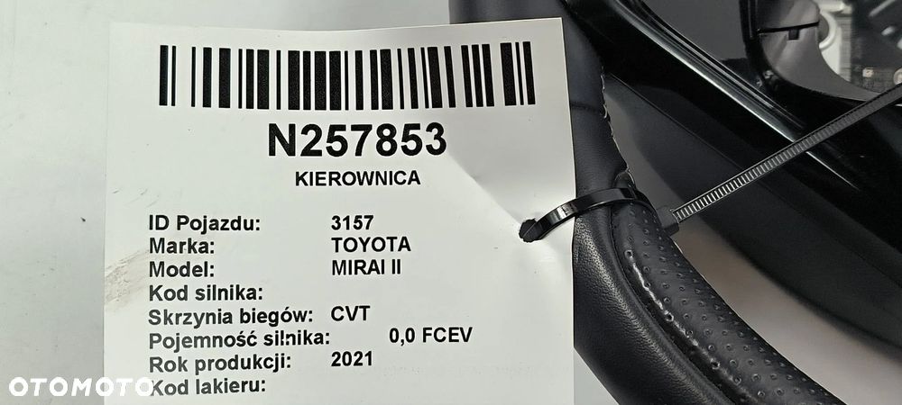 TOYOTA MIRAI II FCEV 2021 864A133020 Kierownica - 4