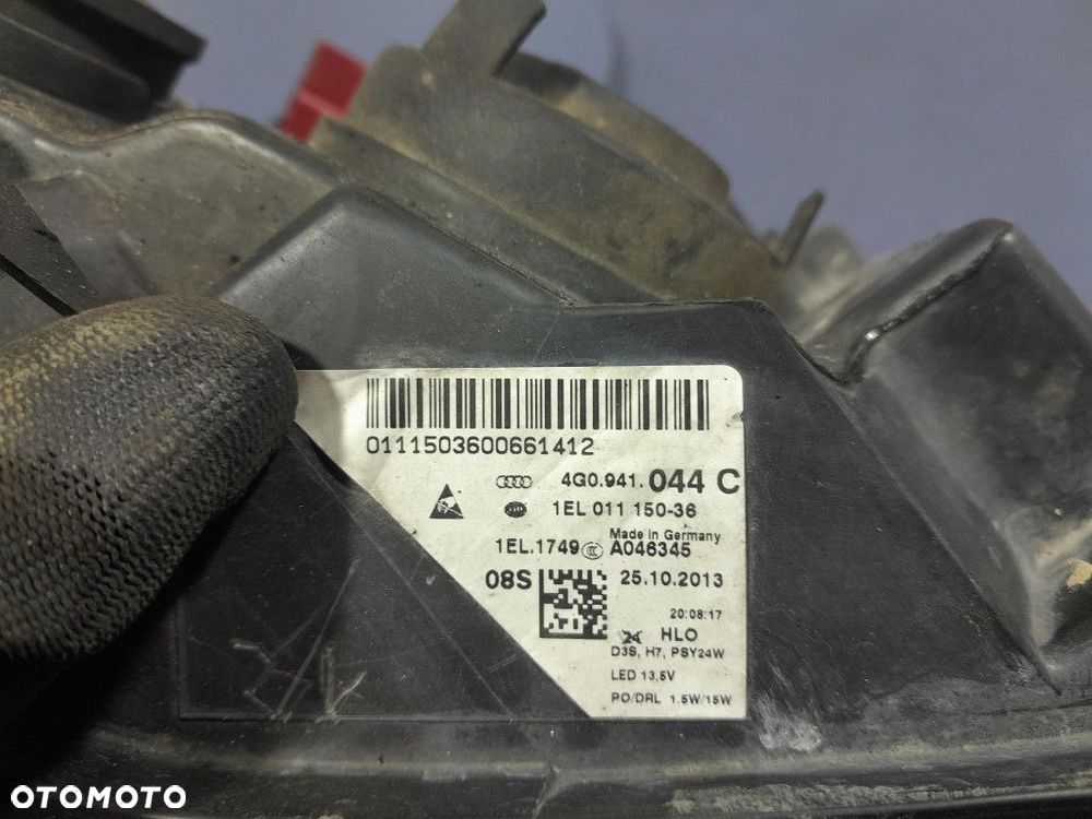 AUDI A6 C7 REFLEKTOR PRAWY BI XENON LAMPA PRZÓD EU 4G0941044C - 13
